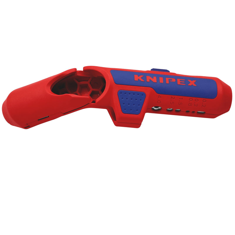 DR-04599 — KNIPEX 16 95 02 SB ErgoStrip® Universal Stripping Tool for Left-Handers, 135mm