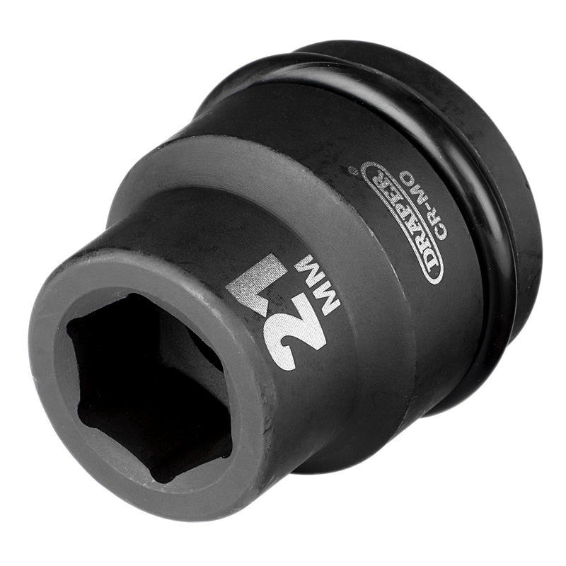 DR-05002 — Draper Expert HI-TORQ® 6 Point Impact Socket, 3/4" Sq. Dr., 21mm