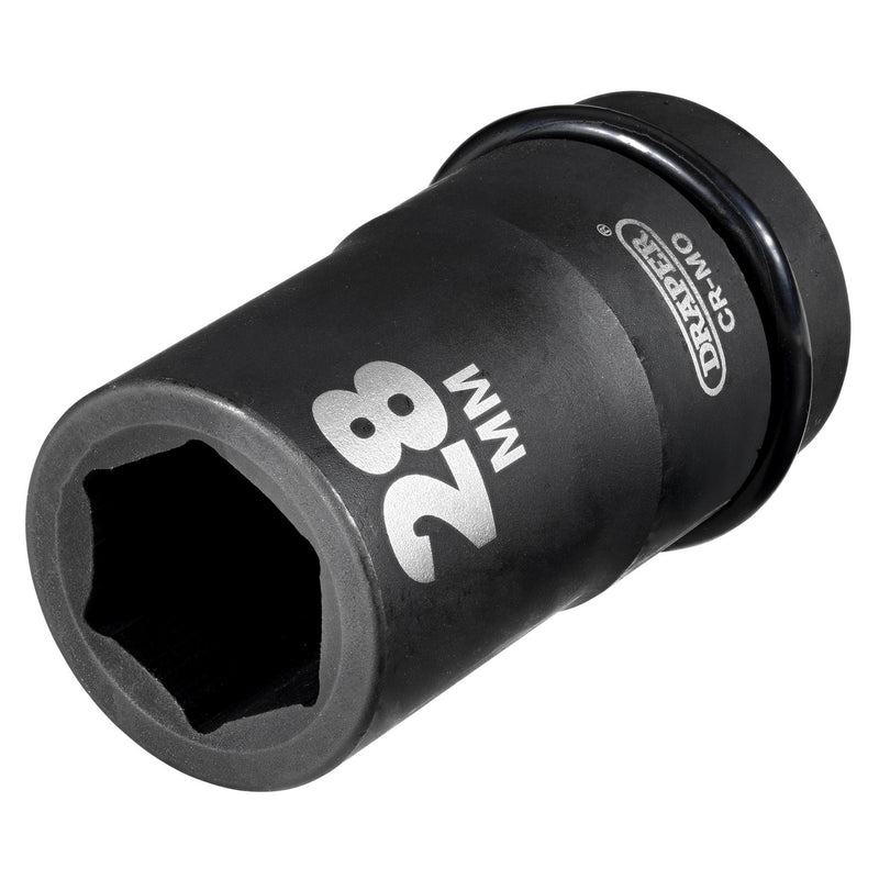 DR-05143 — Draper HI-TORQ® 6 Point Deep Impact Socket, 1" Sq. Dr., 28mm