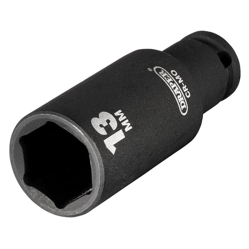 DR-05191 — Draper HI-TORQ® 6 Point Deep Impact Socket, 1/4" Sq. Dr., 13mm