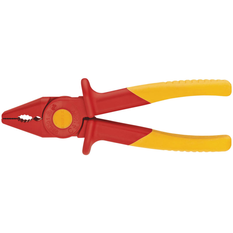 DR-06082 — KNIPEX 98 62 01 Plastic Flat Nose Pliers, 180mm