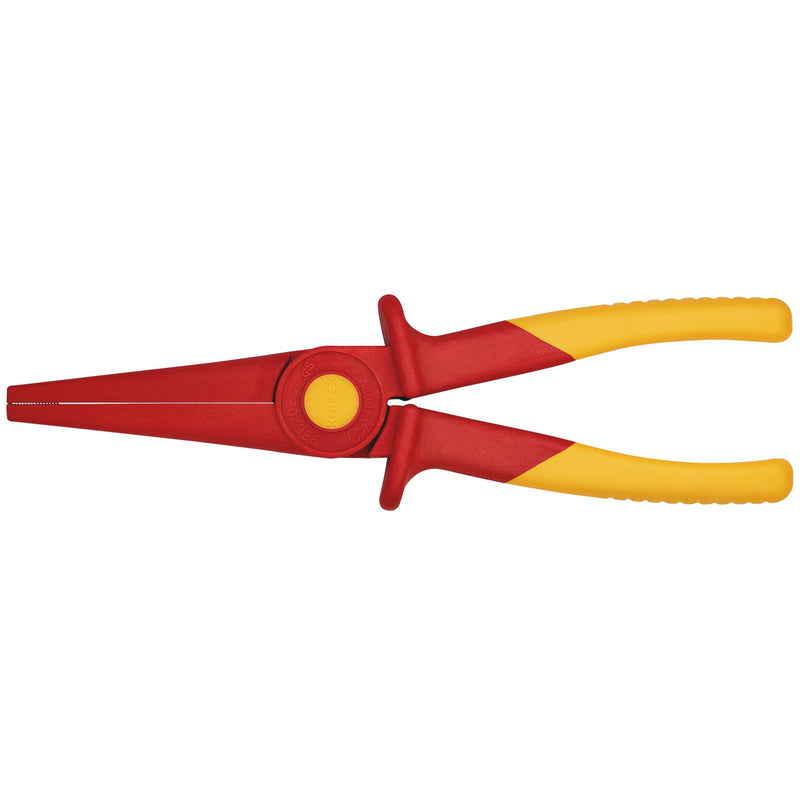 DR-06083 — KNIPEX 98 62 02 Plastic Snipe Nose Pliers, 220mm