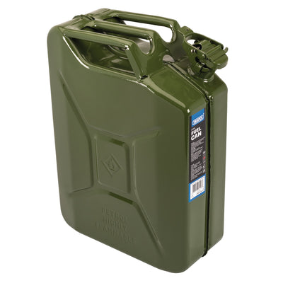 Steel Fuel Can 20L, Green