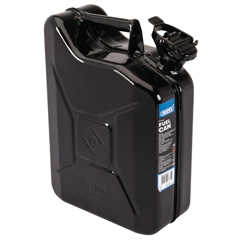 DR-07664 — Steel Fuel Can, 10L, Black