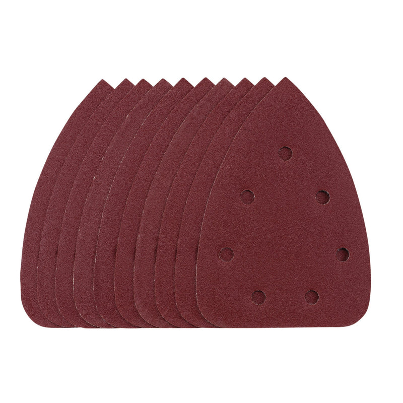 DR-08619 — Detail Sanding Sheets with Hook and Loop, 140mm, 120 Grit, SSD6 (Pack of 10)