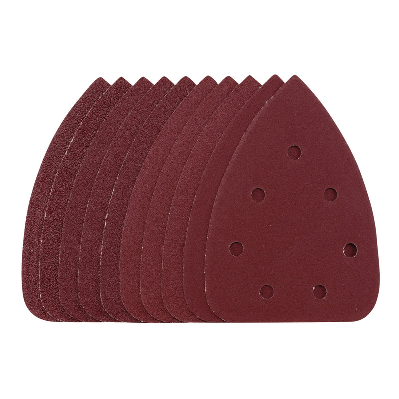 DR-08626 — Detail Sanding Sheets with Hook and Loop, 140mm, Assorted Grit, SSD6 (Pack of 10)