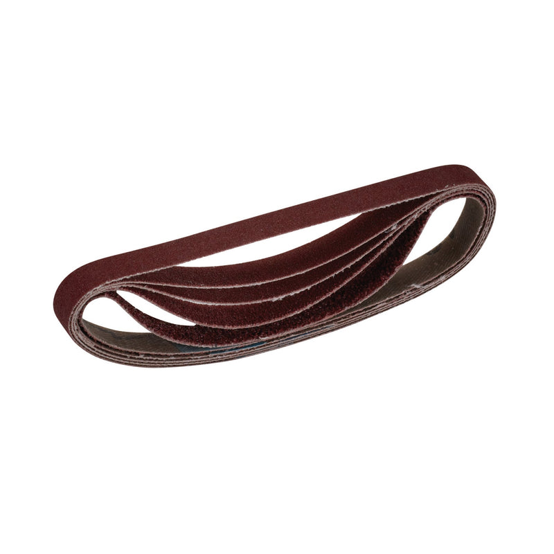 DR-08686 — Cloth Sanding Belt, 10 x 330mm, Assorted Grit (Pack of 5)
