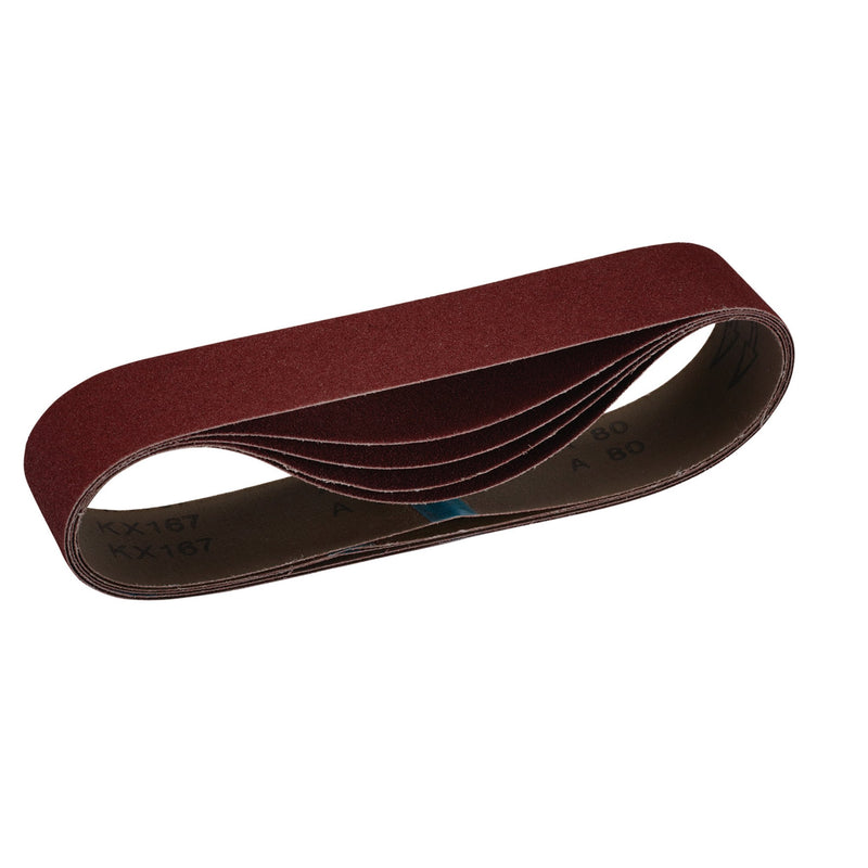 DR-09215 — Cloth Sanding Belt, 50 x 686mm, 80 Grit (Pack of 5)