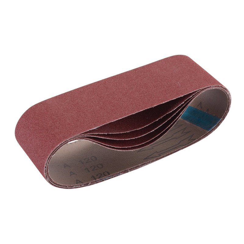 DR-09241 — Cloth Sanding Belt, 75 x 533mm, 120 Grit (Pack of 5)