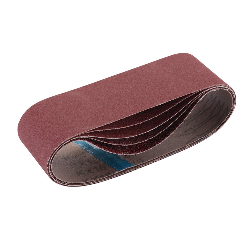 DR-09246 — Cloth Sanding Belt, 75 x 533mm, Assorted Grit (Pack of 5)