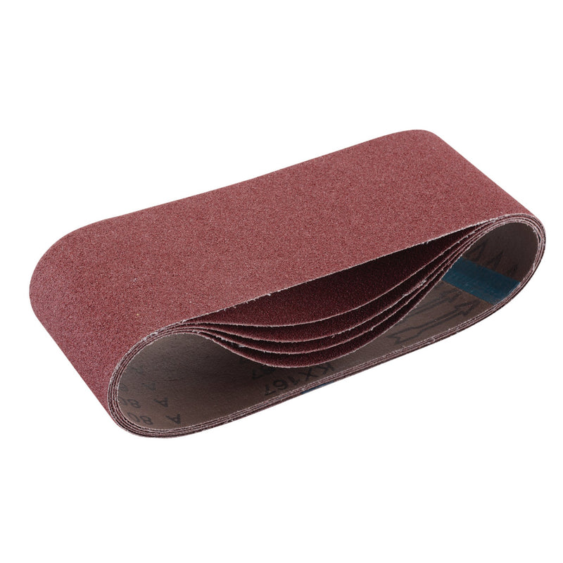 DR-09248 — Cloth Sanding Belt, 100 x 610mm, 80 Grit (Pack of 5)