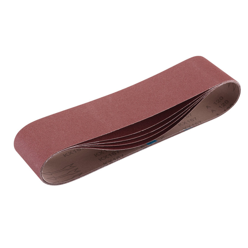 DR-09271 — Cloth Sanding Belt, 100 x 915mm, 120 Grit (Pack of 5)