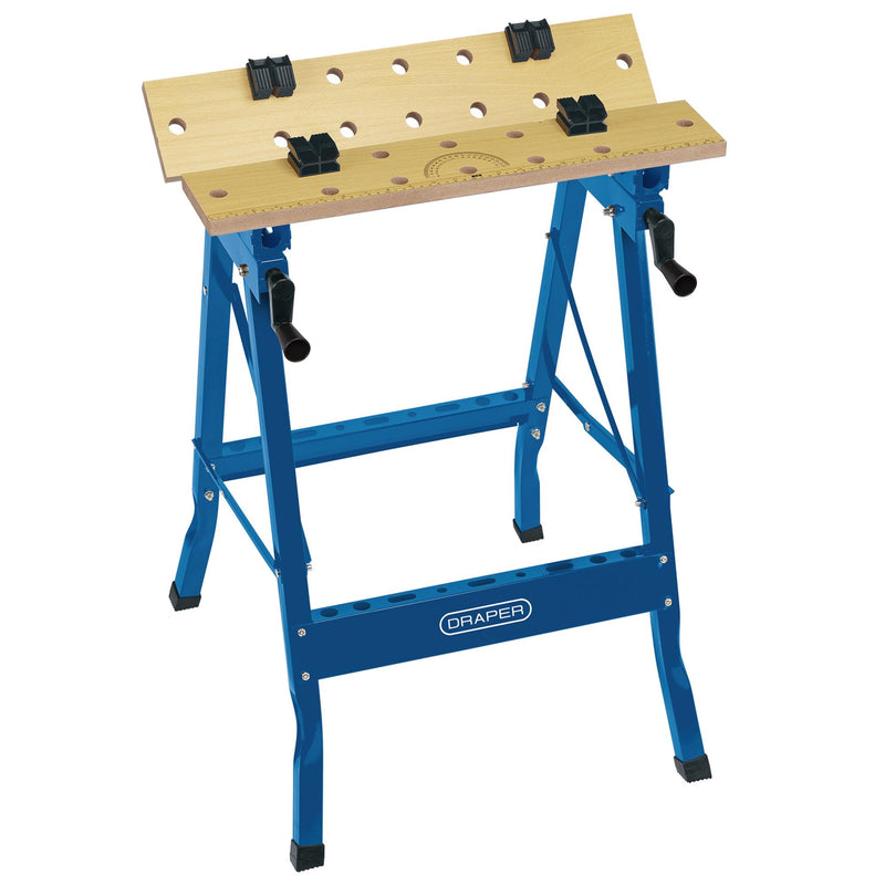 DR-09951 — Tilt & Clamp Fold Down Workbench, 600 x 650 x 800mm