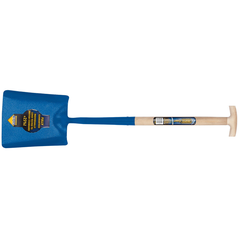 DR-10873 — Draper Expert Contractors Square Mouth Shovel with Ash Shaft and T-Handle