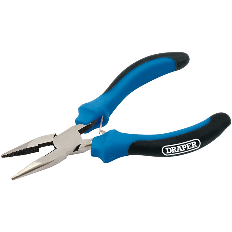 DR-12538 — Soft Grip Long Nose Mini Pliers, 125mm