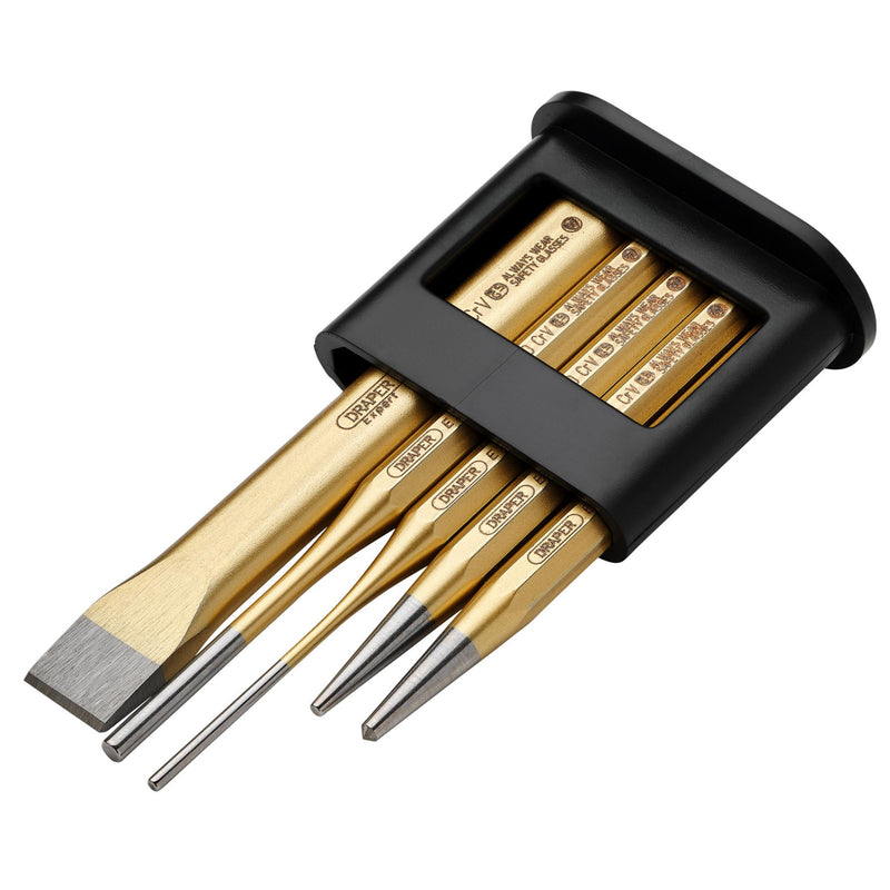 DR-13042 — Draper Expert Chisel and Punch Set (5 Piece)
