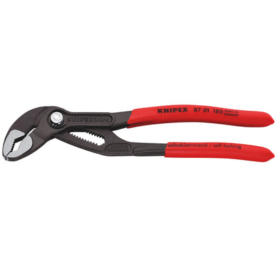 DR-13758 — KNIPEX 87 01 180 Cobra® High-Tech Water Pump Pliers, 180mm
