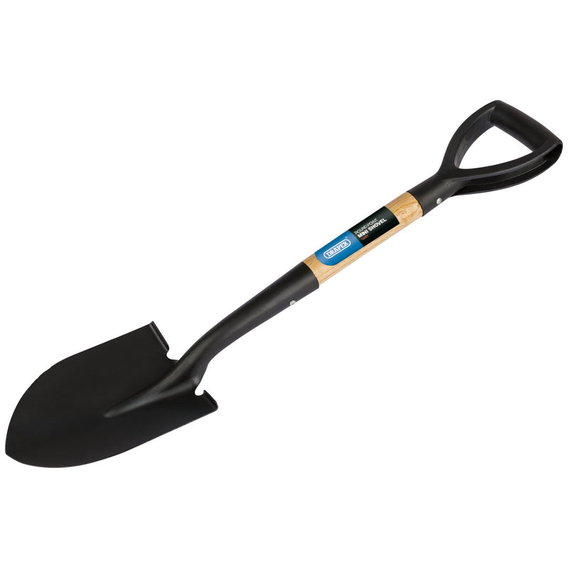 DR-15072 — Round Point Mini Shovel with Wood Shaft