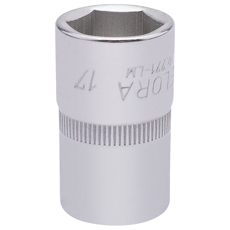 DR-15306 — Elora Hexagon Socket, 1/2" Sq. Dr., 17mm