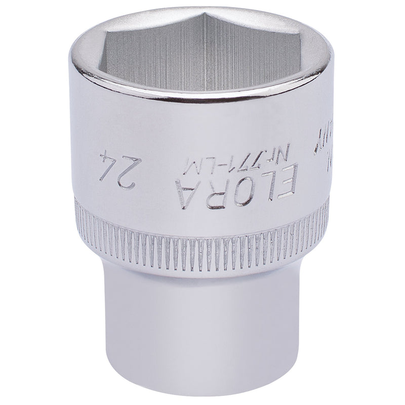 DR-15313 — Elora Hexagon Socket, 1/2" Sq. Dr., 24mm