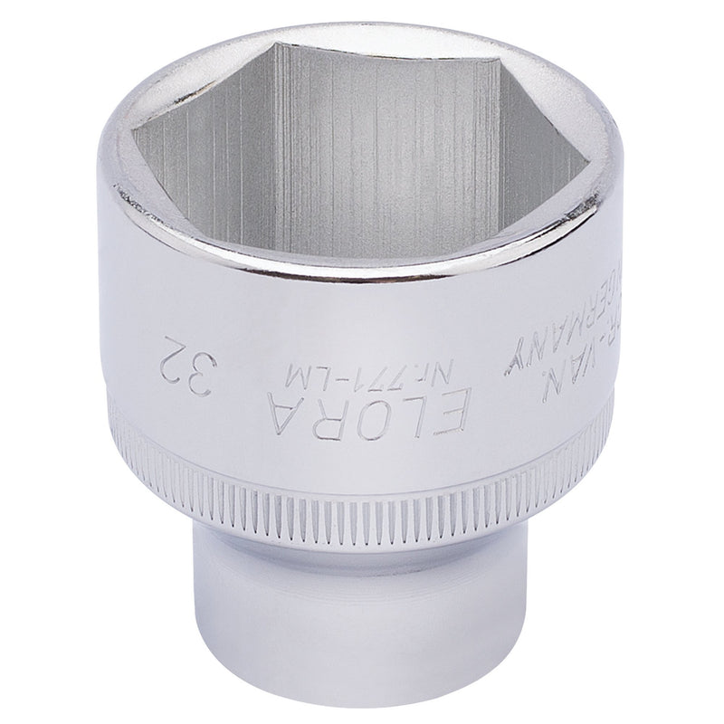 DR-15321 — Elora Hexagon Socket, 1/2" Sq. Dr., 32mm