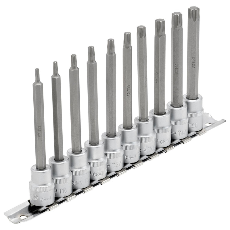 DR-16310 — Draper Expert TX-STAR® Socket Bit Set, 3/8" Sq. Dr., 100mm (10 Piece)