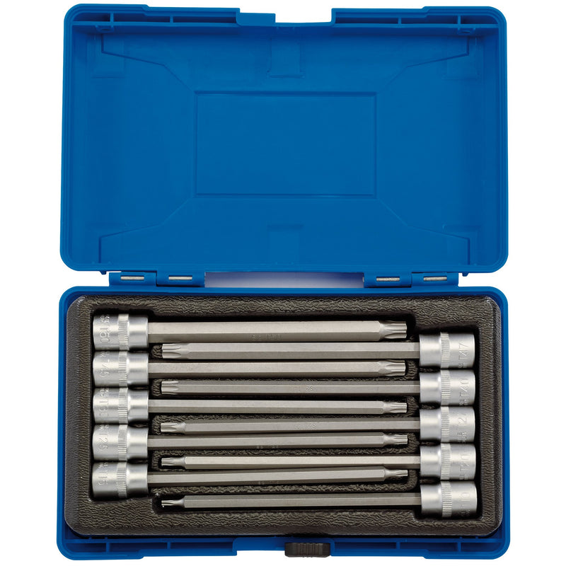 DR-16311 — Draper Expert TX-STAR® Long Socket Bit Set, 3/8" Sq. Dr., 150mm (10 Piece)