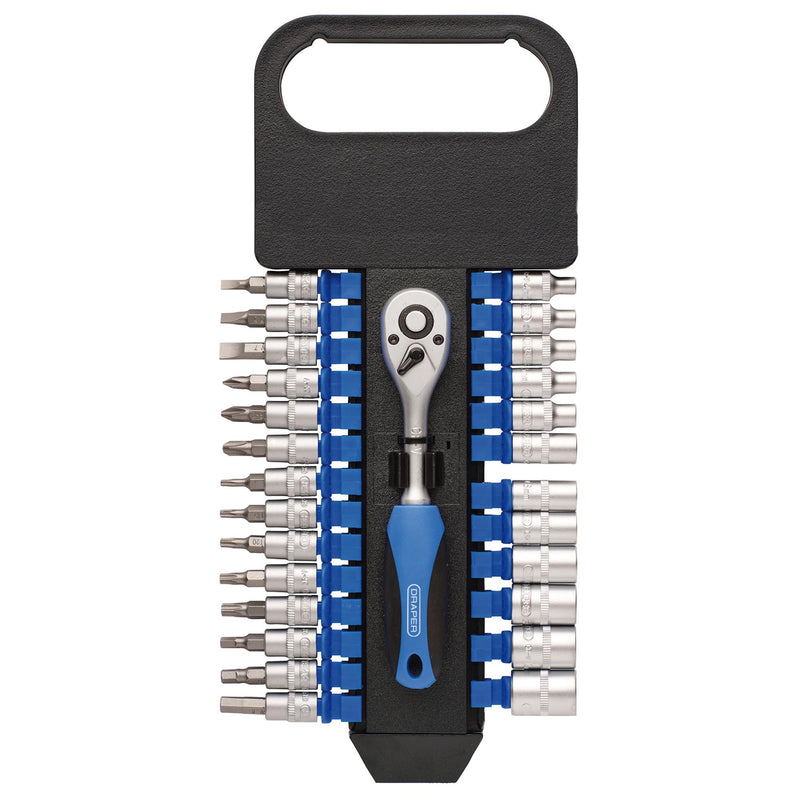 DR-16370 — Metric Socket Set, 1/4" Sq. Dr. (27 Piece)