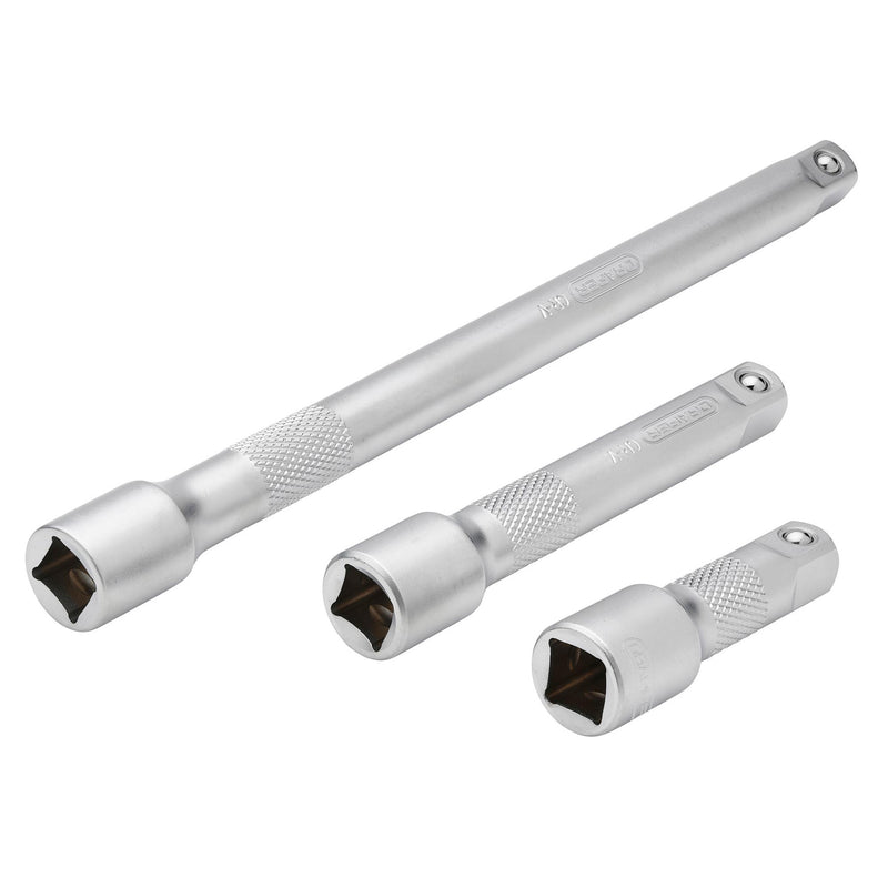Extension Bar Set, 1/2" Sq. Dr. (3 Piece)