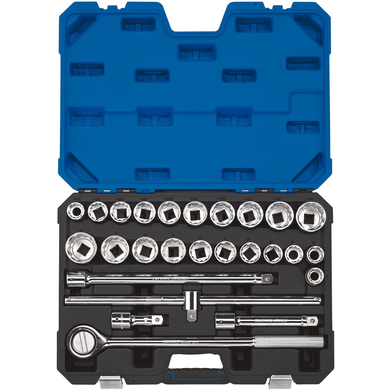 DR-16484 — Draper Expert Combined MM/AF Socket Set, 3/4" Sq. Dr. (26 Piece)