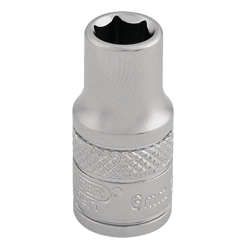 DR-16510 — Draper Expert Socket, 1/4" Sq. Dr., 6mm
