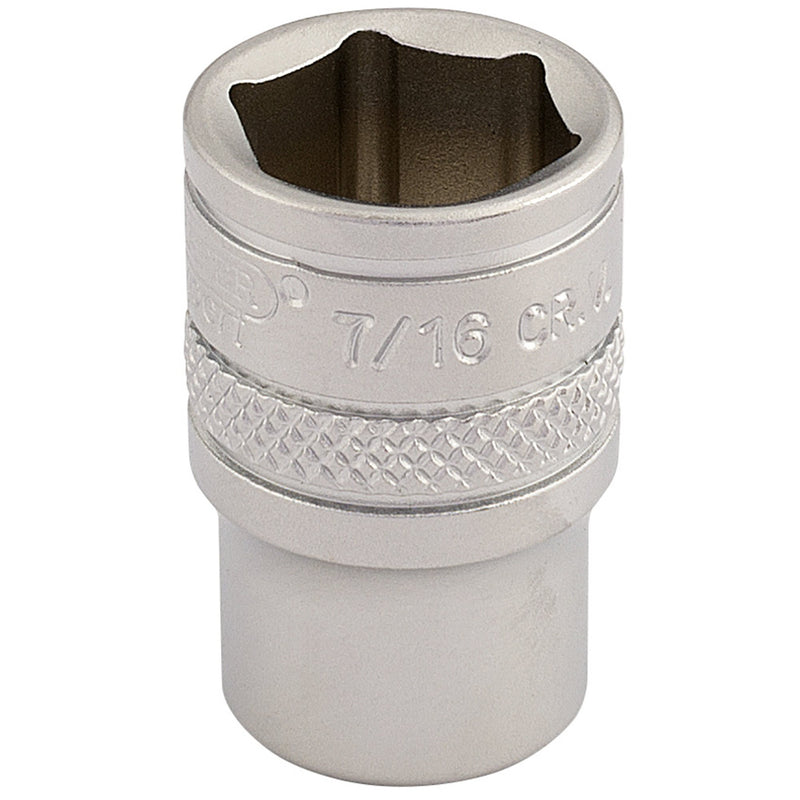 DR-16525 — Draper Expert Imperial Socket, 1/4" Sq. Dr., 7/16"