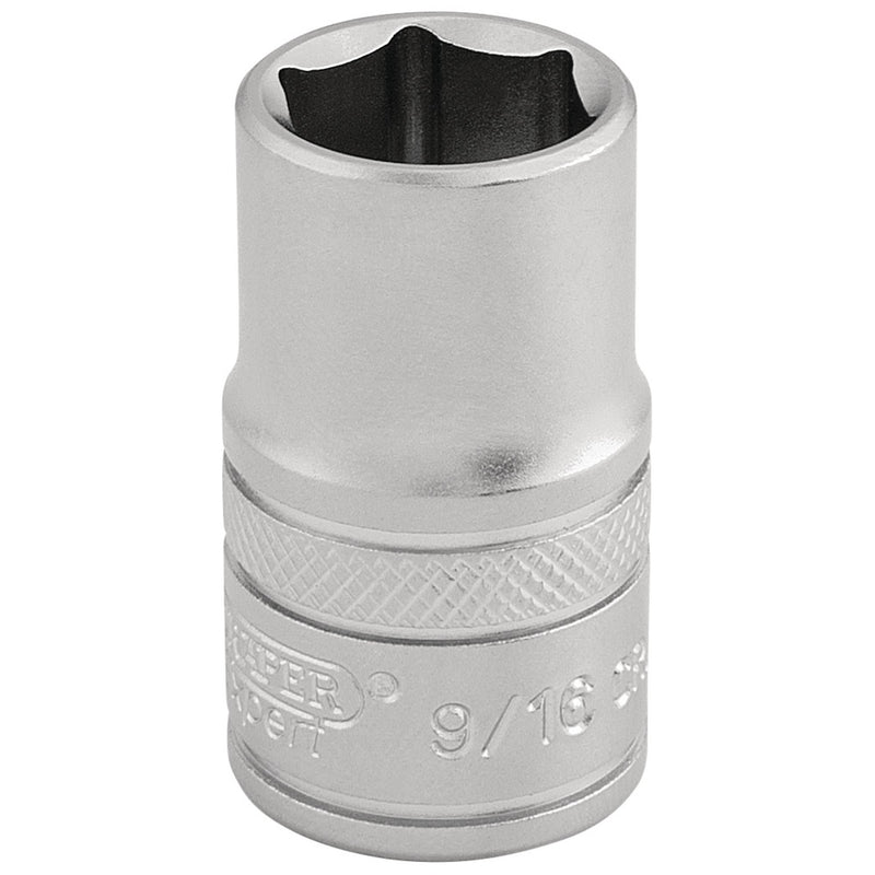 DR-16627 — Draper Expert 6 Point Imperial Socket, 1/2" Sq. Dr., 9/16"