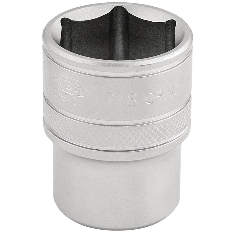 DR-16632 — Draper Expert 6 Point Imperial Socket, 1/2" Sq. Dr., 7/8"