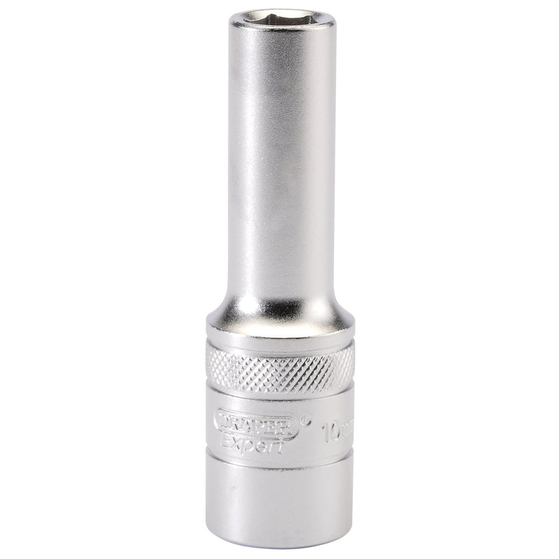 DR-16642 — Draper Expert 6 Point Metric Deep Socket, 1/2" Sq. Dr., 10mm