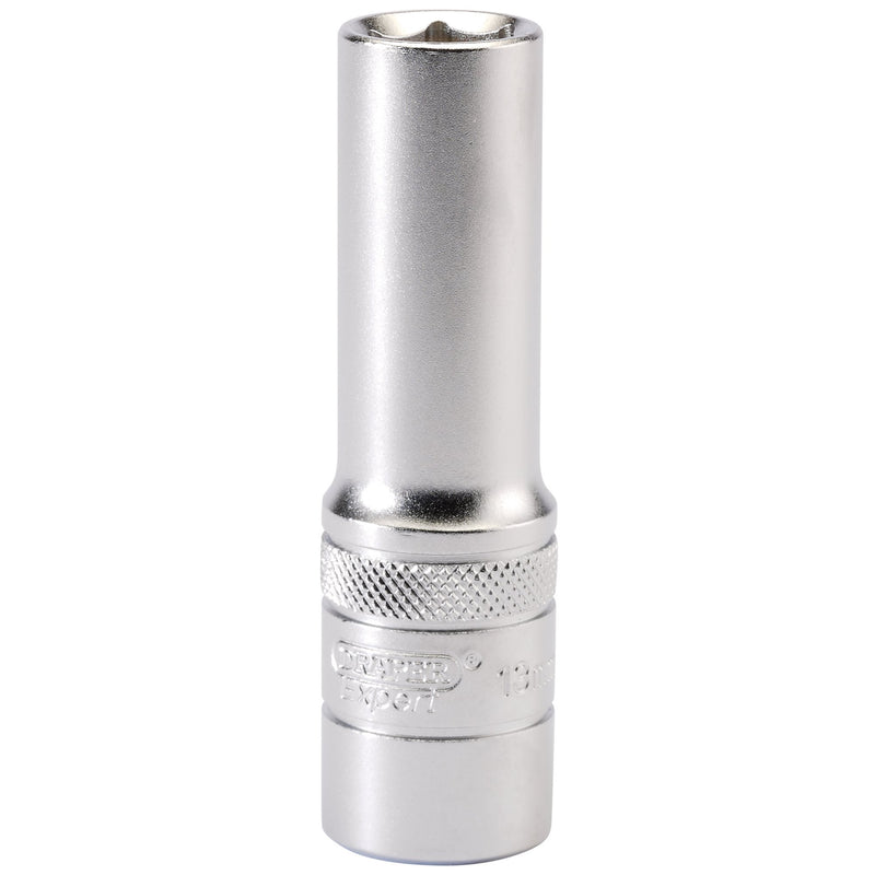 DR-16646 — Draper Expert 6 Point Metric Deep Socket, 1/2" Sq. Dr., 13mm