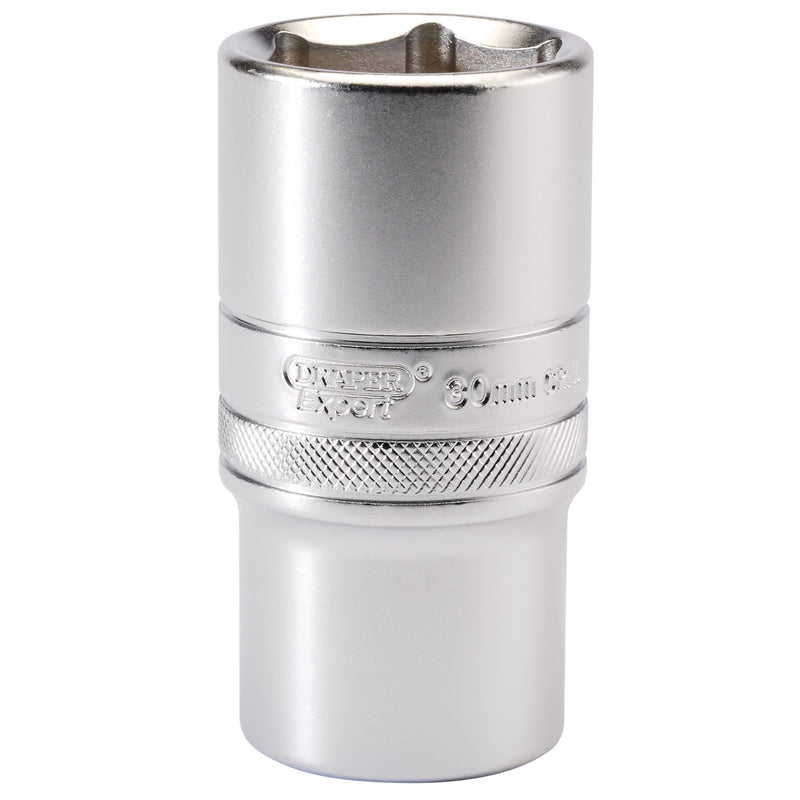 DR-16659 — Draper Expert 6 Point Metric Deep Socket, 1/2" Sq. Dr., 30mm