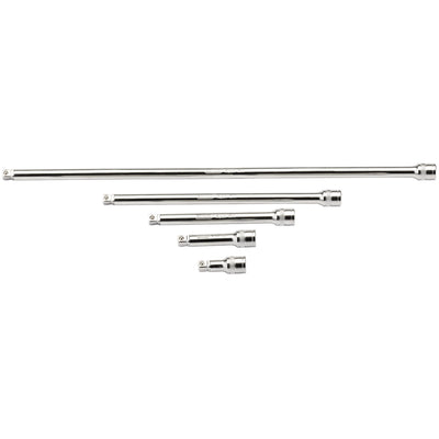DR-16768 — Draper Expert Wobble Extension Bar Set, 3/8" Sq. Dr., Micro Satin Chrome (5 Piece)