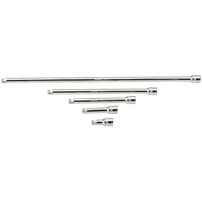 DR-16768 — Draper Expert Wobble Extension Bar Set, 3/8" Sq. Dr., Micro Satin Chrome (5 Piece)