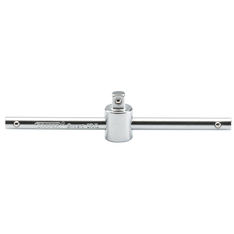 DR-16786 — Draper Expert Satin Chrome Sliding T Bar, 1/4" Sq. Dr.