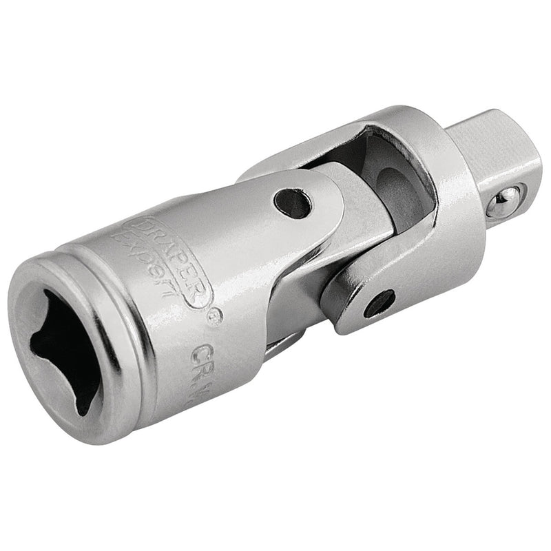 DR-16792 — Draper Expert Satin Chrome Universal Joint, 1/4" Sq. Dr.