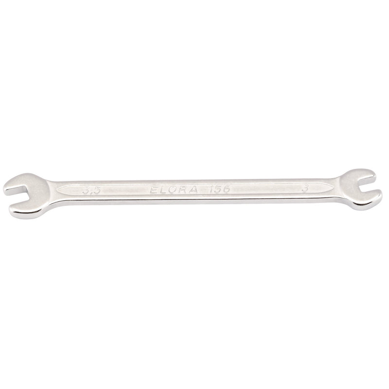 DR-17024 — Elora Midget Double Open Ended Spanner, 3 x 3.5mm