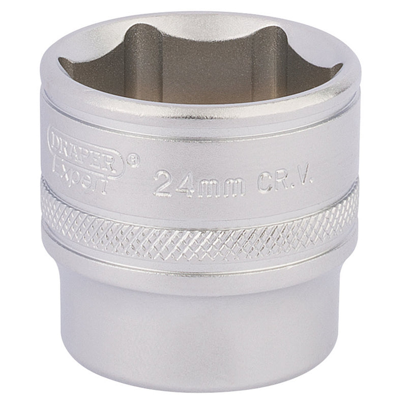 DR-17546 — Draper Expert HI-TORQ® 6 Point Socket, 3/8" Sq. Dr., 24mm