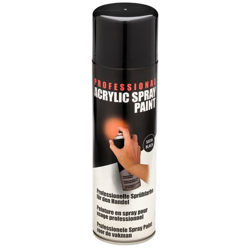DR-18013 — Satin Spray Paint, 400ml, Black