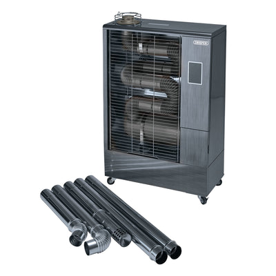 DR-18037 — 230V Far Infrared Diesel Heater with Flue Kit, 40,000 BTU/11.6kW