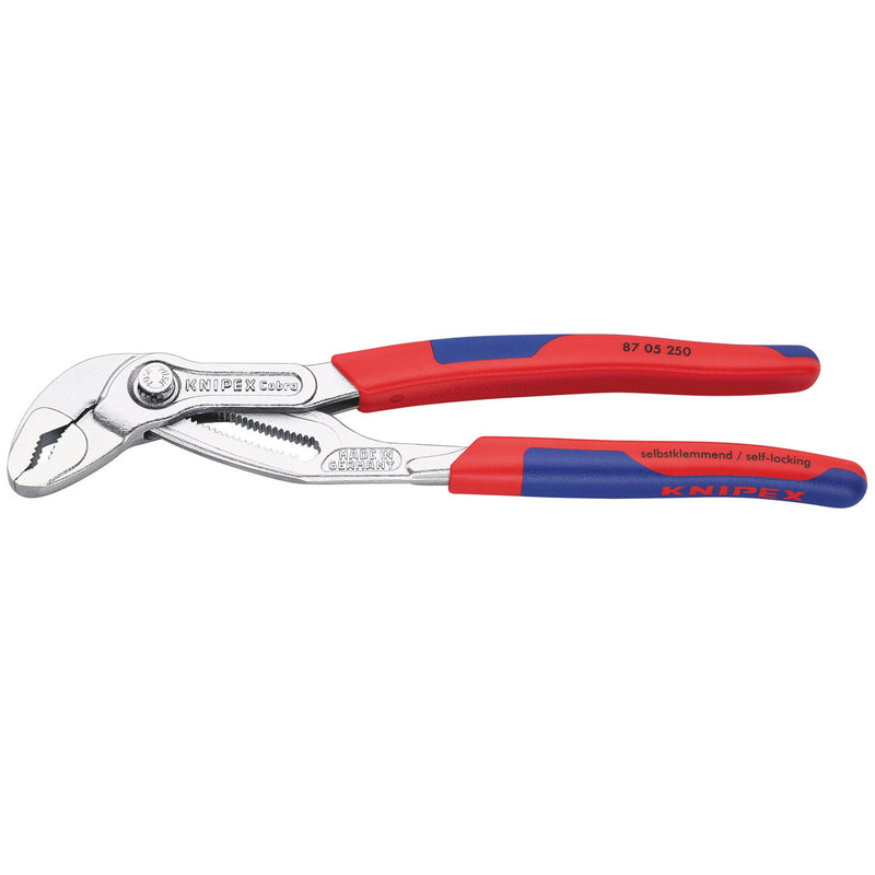 DR-18498 — KNIPEX 87 05 250 Cobra® High-Tech Water Pump Pliers, 250mm
