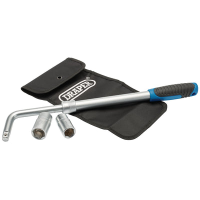 DR-19152 — Extending Wheel Nut Wrench, 1/2" Sq. Dr., 380-520mm