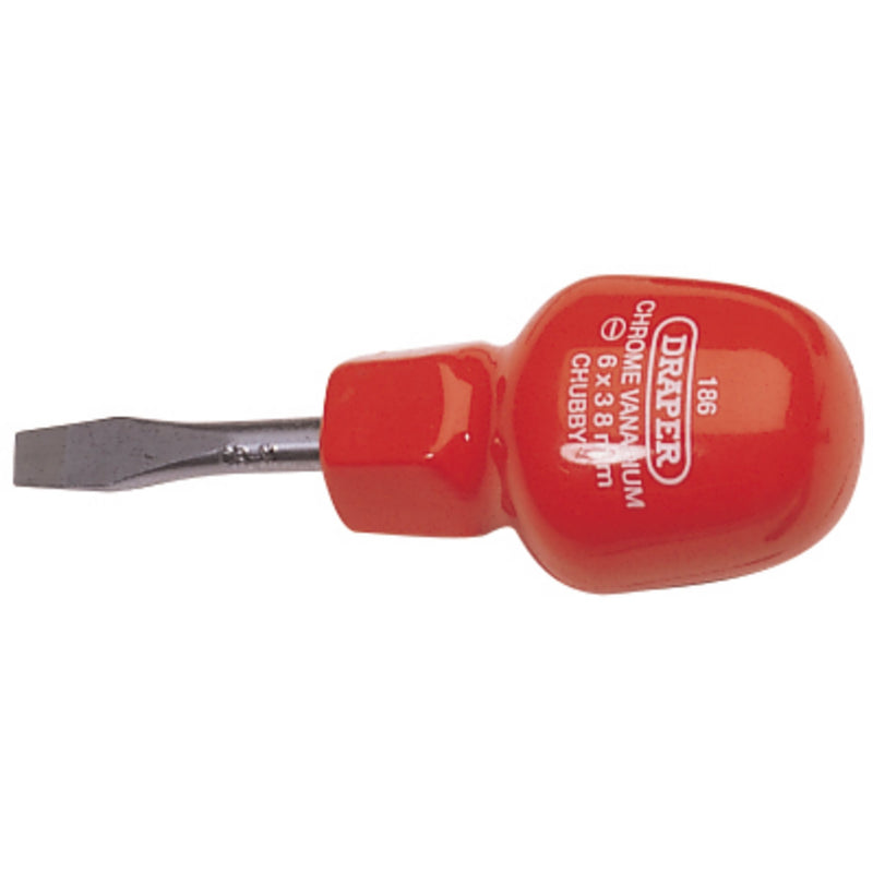 Plain Slot Flared Tip Cabinet Pattern Chubby Screwdriver