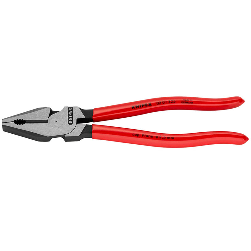 DR-19589 — KNIPEX 02 01 225 High Leverage Combination Pliers, 225mm
