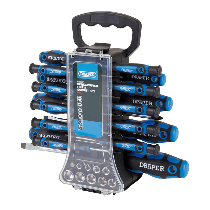 DR-20721 — Screwdriver, Socket and Bit Set (49 Piece)